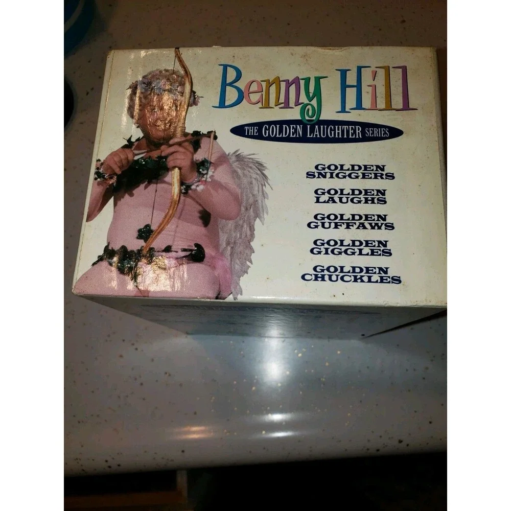 Benny Hill Complete 5 VHS Tapes Movies Sealed HBO Golden Series NEW READ